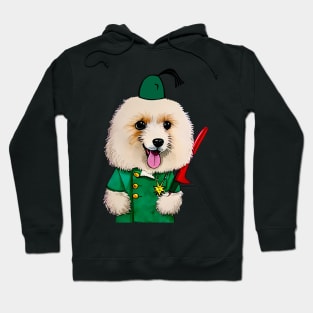 Dog with Knife Hoodie